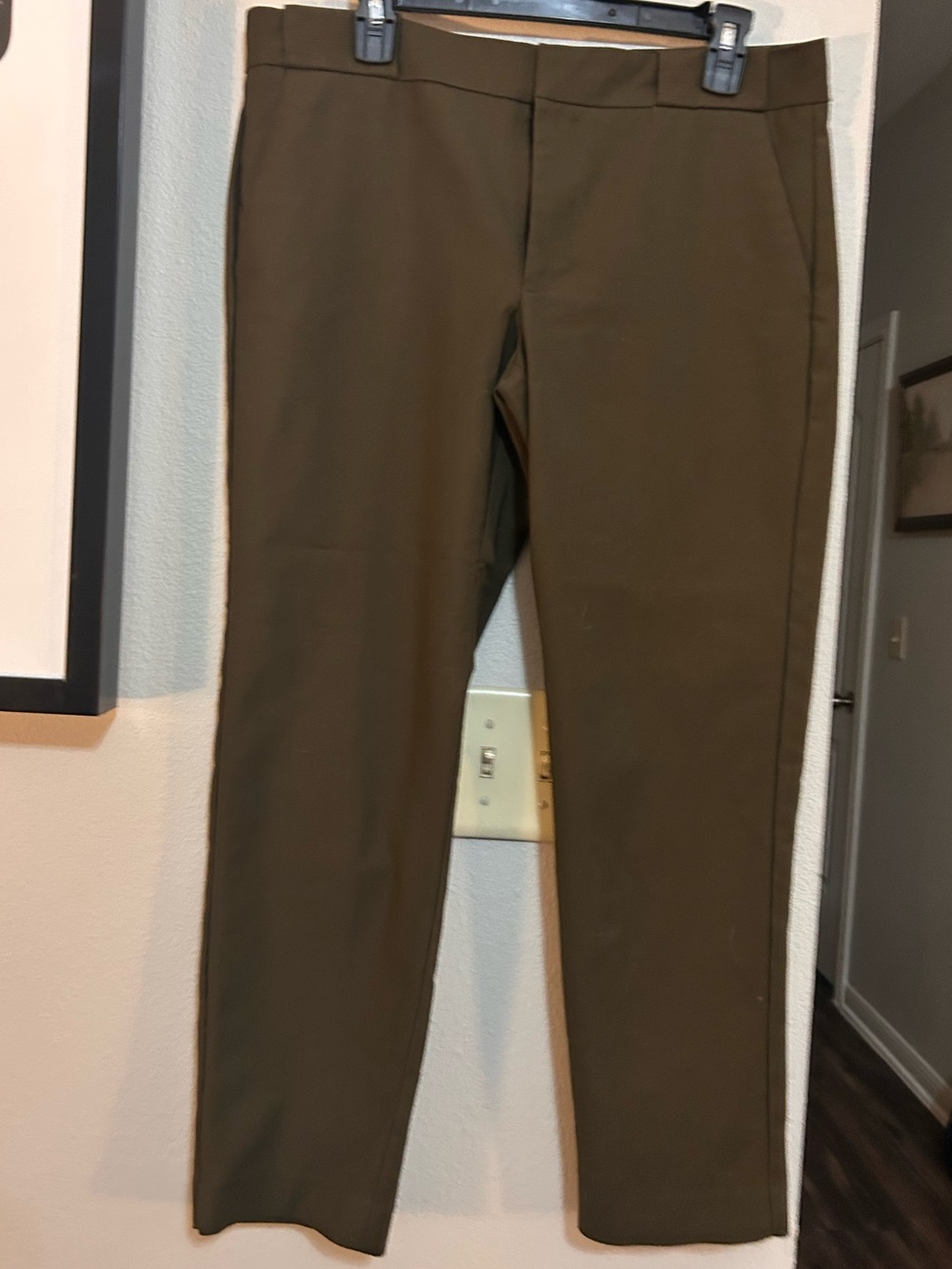Mango Cropped Ankle Pants